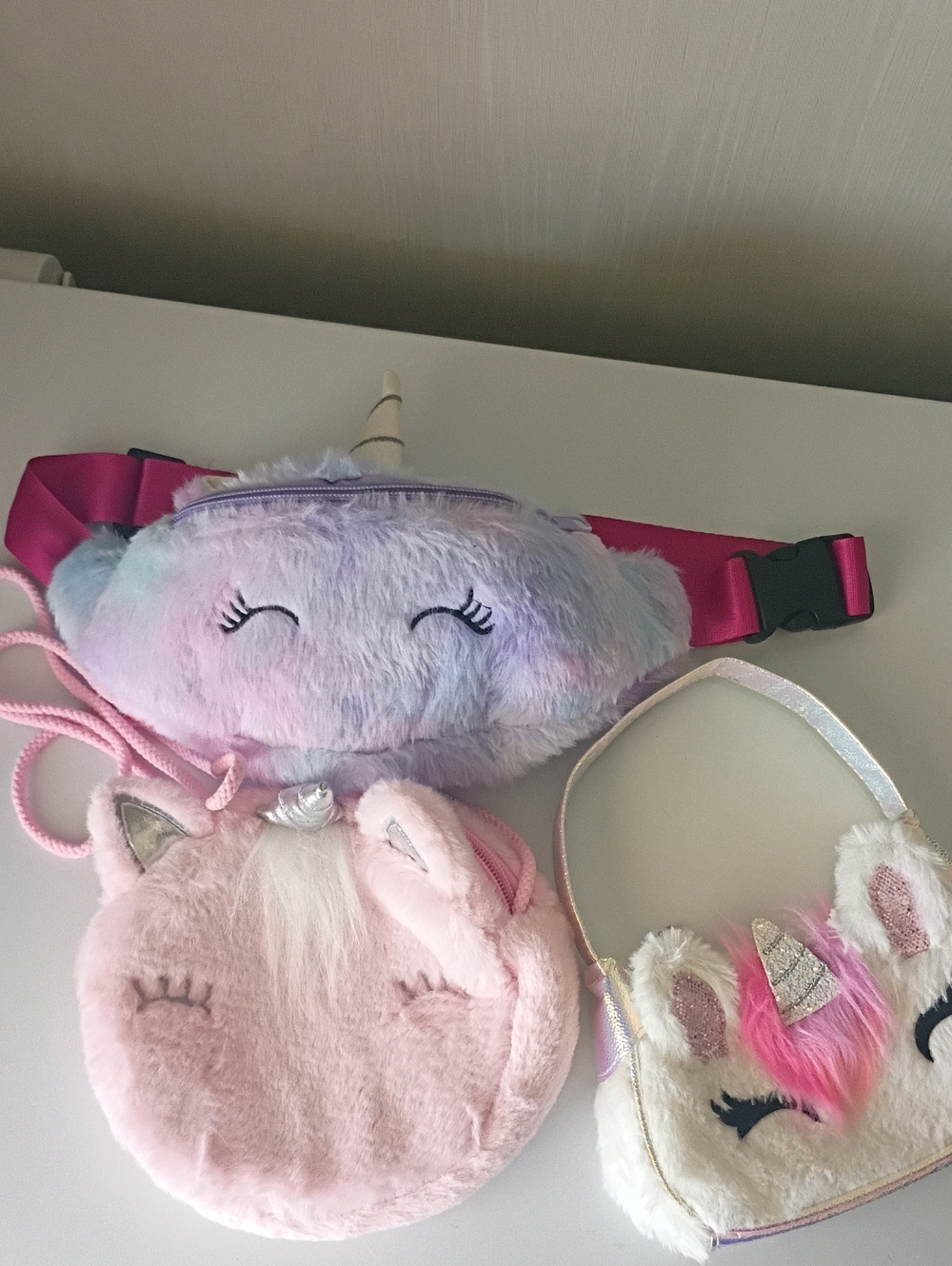 Unicorn Love Lot Of Three Crossbody, Handbag And Bum Bag